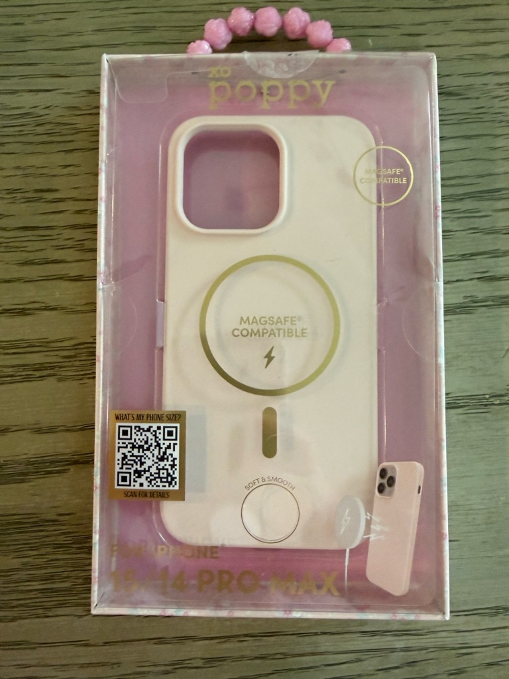 MagSafe Compatible Soft Pink iPhone 14 Pro Max Case